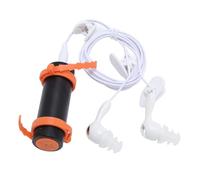 Denash Water Proof MP3 Player, 8GB Portable Aluminum Shell Music Player with Water Proof Earphones, for Swimming Diving Running Surfing Skiing Kayaking (Black)