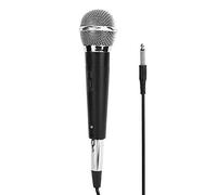 Denash Wired Dynamic Microphone Professional Hifi Sound Mic for Concerts, Unidirectional Handheld Moving Coil Microphone, Ideal for Live Performances, Effective Background Noise Reduction (Black)