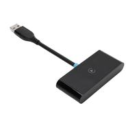 Denash Wireless Adapter Support for CarPlay, Connectivity with BT 5.2 and EDR Technology, Stable 5 GHz WiFi Transmission, Online Updates, Compact Design, ABS Material