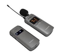 Denash Wireless Cancellation Cancellation of Microphone Noise UHF Lavalier for Real -Time Real Time Monitoring of 2 Packages for YouTube Vloggers