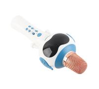 Denash Wireless Cartoon Microphone Microphone with Sound Mode for ABS Blue
