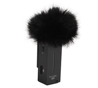 Denash Wireless Lavalier Microfon Professional Digital for Vlogging, 2.4 GHz Lavalier Mike for the IOS Interface, ABS Material