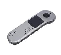 Denash Wireless Presenter Remote, Rechargeable Bluetooth 5 3 2 4G Presentation Clicker with Touchpad and USB Receiver, for PC Laptop IOS OS X (Gray)