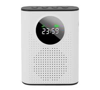Denash Wireless Voice Amplifier with Built-In Noise Reduction Chip, Omnidirectional Mic, LED Display, USB/Connection, Portable and Magnetic Design for Teachers