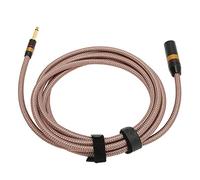 Denash XLR Gold Male Sound Cable for Speakers Studies of 9.8 Feet Mixers Ideal for Microphones, Amplifiers, PVC of Public Address Systems, Cotton Network