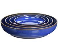 Denby 1040650 Imperial Blue Nesting Bowls (Set of 4), Stone, 5.5 x 25.5 x 24 cm