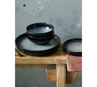 Denby 12 Piece Halo Dinner Set Dark Blue
