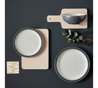 Denby 12 Piece Stoneware Dinner Set - Fossil Grey