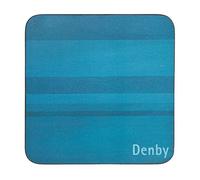 Denby 151010161 Set of 6 Coasters, Cork, Turquoise