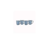 Denby 381048918 Elements 4 Piece Coffee/Beaker Mug Set, Blue