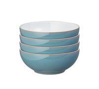 Denby Azure Alt Set Of 4 Coupe Cereal Bowls
