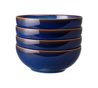 Denby - Blue Haze Cereal Bowls Set of 4 - Dishwasher Microwave Safe Crockery - Ceramic Stoneware Tableware