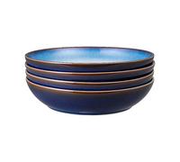 Denby Blue Haze Set of 4 Pasta Bowls Blue