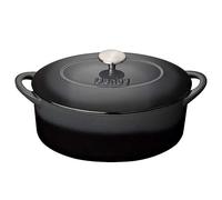 Denby Cast Iron 28cm Oval Casserole Red