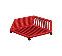 Denby Cast Iron Trivet Pomegranate ,Red,Length: 24.5cm, Width: 21.5cm, Depth: 2cm