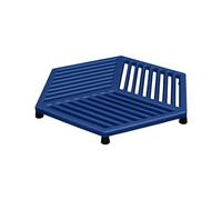 Denby - Cobalt Blue Cast Iron Trivet Stand For Kitchen Worktop - 24.5cm Premium Enamelled - Non-Slip & Heatproof For Hot Pans, Serving Dishes - Dishwasher & Oven Safe - PFAS free