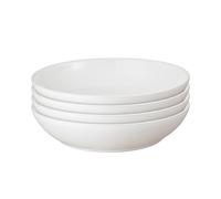 Denby Set of 4 Pasta Bowls Denby White One Size