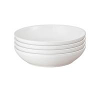 Denby Cotton White Set Of 4 Pasta Bowls