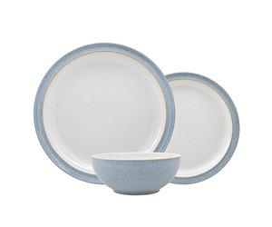 Denby Elements Blue 12 Piece Tableware Set