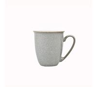 Denby Elements Coffee Beaker Mug Light Grey