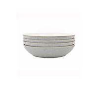 Denby Elements Range 4 Piece Pasta Bowl Set Grey