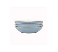 Denby Elements Range 4 Piece Pasta Bowl Set Grey