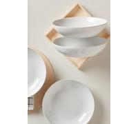 Denby Elements Set of 4 Pasta Bowls in Off-White Denby Off-White