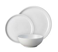 Denby Elements Stone White 12 Piece Coupe Tableware Set White