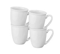 Denby Elements Stone White Set of 4 Mugs White