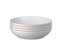 Denby Elements Stone White Set of 4 Pasta Bowls White