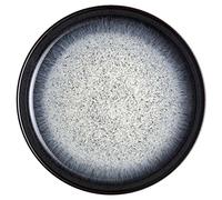 Denby Halo Alt Coupe Dinner Plate, Ceramic, Black, 26 x 26 x 3 cm