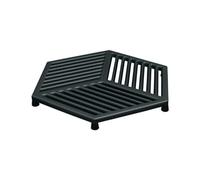 Denby - Halo Black Cast Iron Trivet Stand For Kitchen Worktop - 24.5cm Premium Enamelled - Non-Slip & Heatproof For Hot Pans, Serving Dishes - Dishwasher & Oven Safe - PFAS free