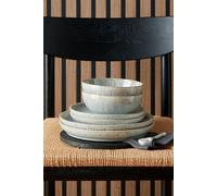 Denby Halo Speckle 12 Piece Coupe Tableware Set in Grey Denby Grey