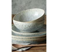 Denby Halo Speckle Set Of 4 Coupe Cereal Bowls in Grey Denby Grey