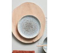 Denby Halo Speckle Set Of 4 Coupe Dinner Plates in Grey Denby Grey