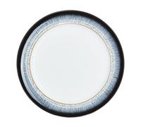 Denby Halo Wide Rimmed Dinner Plate Set of 4 Wide Rim Dinner Plates.
