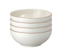 Denby - Heritage Atrium Cereal Bowls Set of 4-17cm Diameter, 820ml Capacity - Dishwasher & Microwave Safe, Oven Proof Dishes for Soup, Noodles - Stoneware, Ceramic - Chip Resistant for Everyday Use