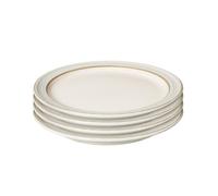 Denby - Heritage Atrium Small Plates Set of 4, 18cm Diameter Stoneware Side Plates for Snacks, Starters - Dishwasher & Microwave Safe, Oven Proof - Chip Resistant & Durable for Everyday Lunch, Dinner