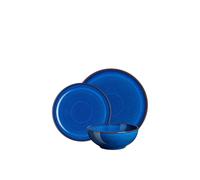 Denby Imperial Blue 12 Piece Coupe Tableware Set Denby Blue