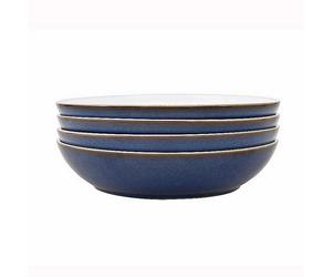 Denby Imperial Blue Set of 4 Pasta Bowl Blue