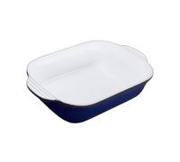 Denby - Imperial Blue Stoneware Small Oven Dish - 21.5cm Rectangular Oven Proof 710ml Capacity Ceramic Dish For Cooking, Baking, Serving - Oven & Dishwasher Safe For Lasagne, Casseroles - Hand Crafted