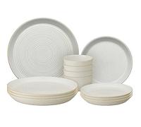 Denby Impression 12 Piece Dinner Set Cream