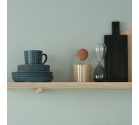 Denby Impression 12 Piece Stoneware Dinner Set - Charcoal