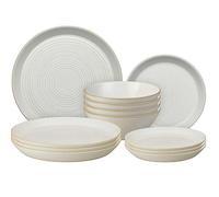 Denby Impression 12 Piece Tableware Set Cream