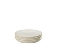 Denby Impression Set of 4 Medium Plates in Cream Denby Cream