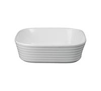 Denby - James Martin Cook Square Dish - 2280ml Capcity (23.5 x 25.5cm x 7cm) - A Stylish & Contemporary Porcelain Oven Dish - Dishwasher, Oven, Microwave & Freezer Safe