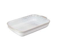 Denby - Kiln Stoneware Large Oven Dish - 39.5cm Rectangular Oven Proof 3L Capacity Ceramic Dish For Cooking, Baking, Serving - Oven & Dishwasher Safe For Lasagne, Pies, Casseroles - Neutral Glaze