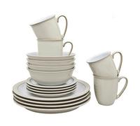 Denby 016048750 Tableware Set, Stoneware, Linen