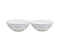 Denby Monsoon Filigree Set of 2 Cereal Bowls