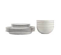 Denby Natural Canvas 12 Piece Tableware Set Natural